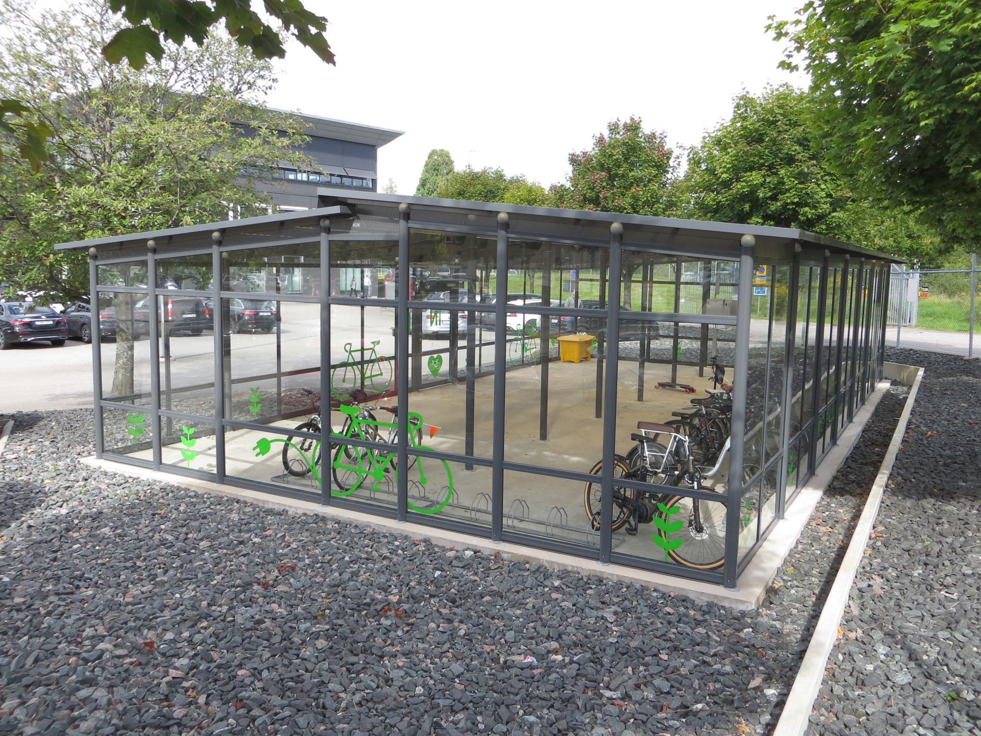 Cykelgarage Tellus Duo 2000X1500 Bi00002624