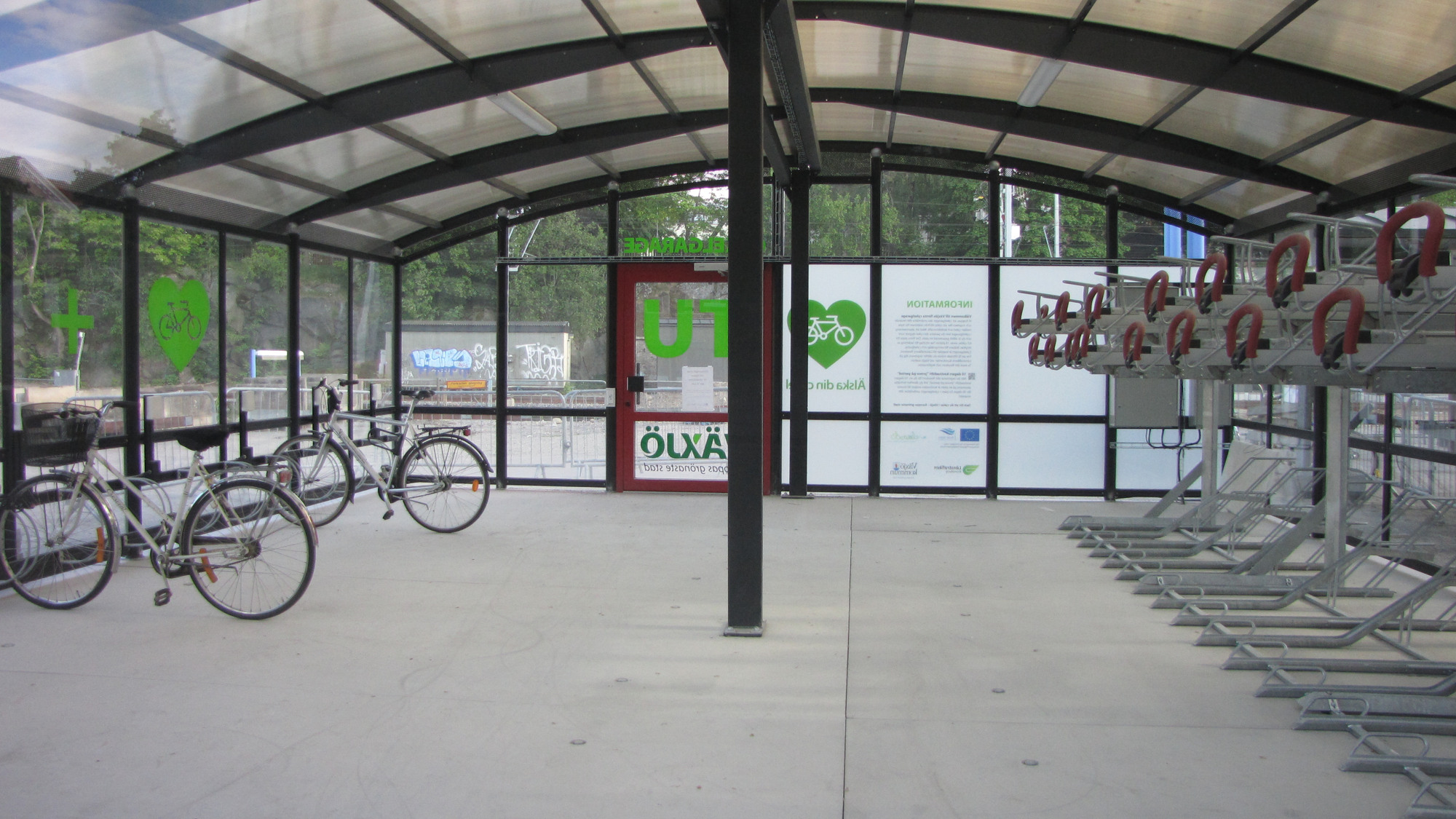 Cykelgarage Tellus Duo 2000X1125 Am00001307